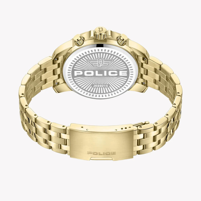 Police Men's Gold Watch, Black Dial | Pewjk0021506 by i-watch