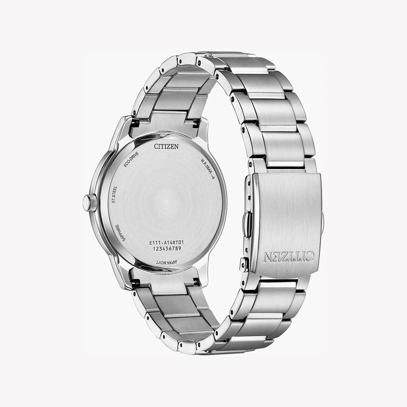 Citizen Men's Silver Stainless Steel Watch, Black Dial | Bm6978-77e by i-watch