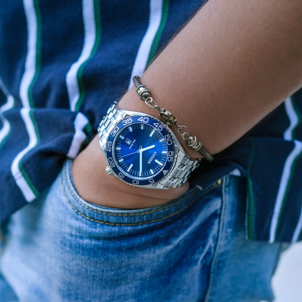 CITIZEN AW1770-53L BOLD INNOVATION - STUNNING BLUE STAINLESS STEEL MEN'S WATCH-i-Watch-6