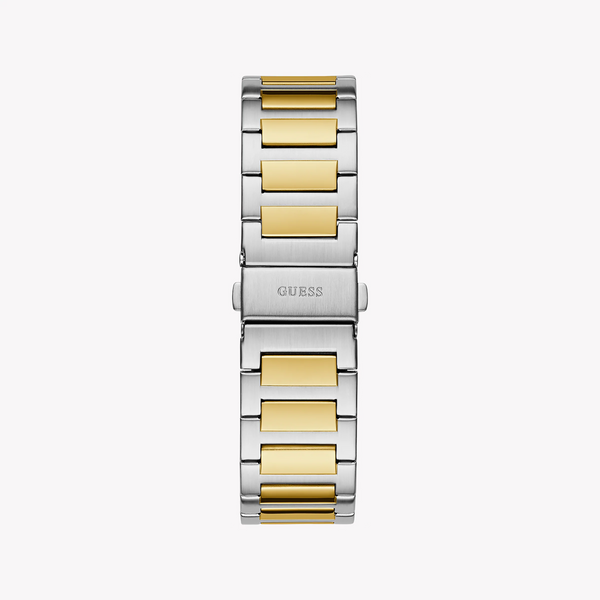 Guess Women's Silver & Gold Watch, Black Dial | Gw0833g3 by i-watch