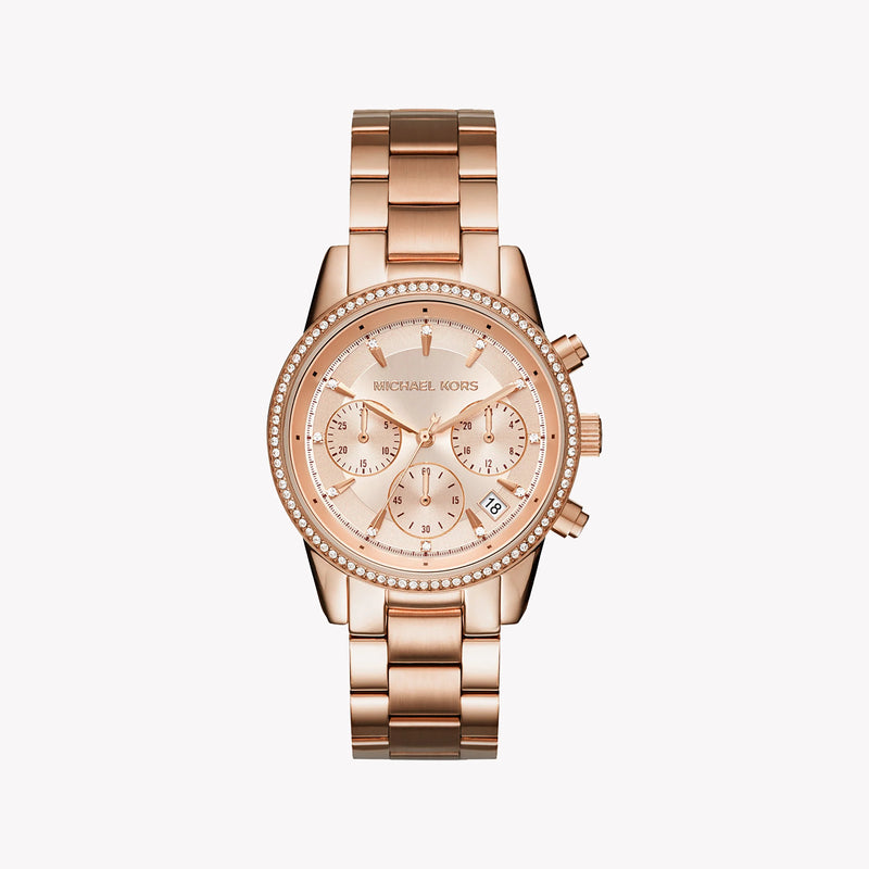 Michael Kors Women's Rose Gold Stainless Steel Watch | Mk6357 by i-watch