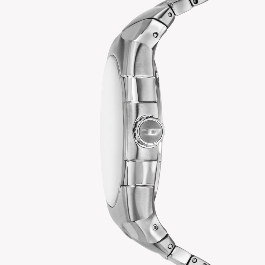 DIESEL DZ2212 BOLD STATEMENT - MENS STAINLESS STEEL WATCH WITH STRIKING WHITE DIAL-i-Watch-2