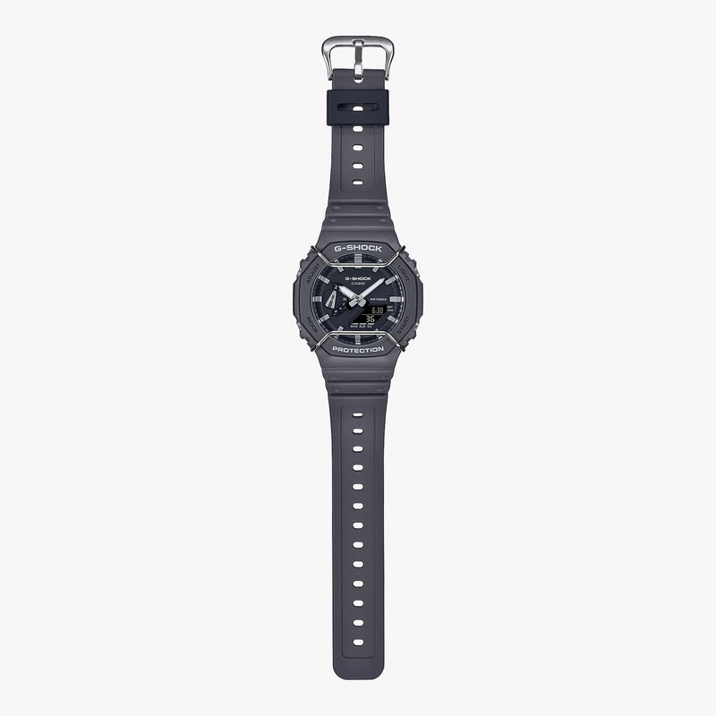 G-Shock Men's Gray Resin Watch, Durable & Sporty | Ga-2100pts-8adr by i-watch
