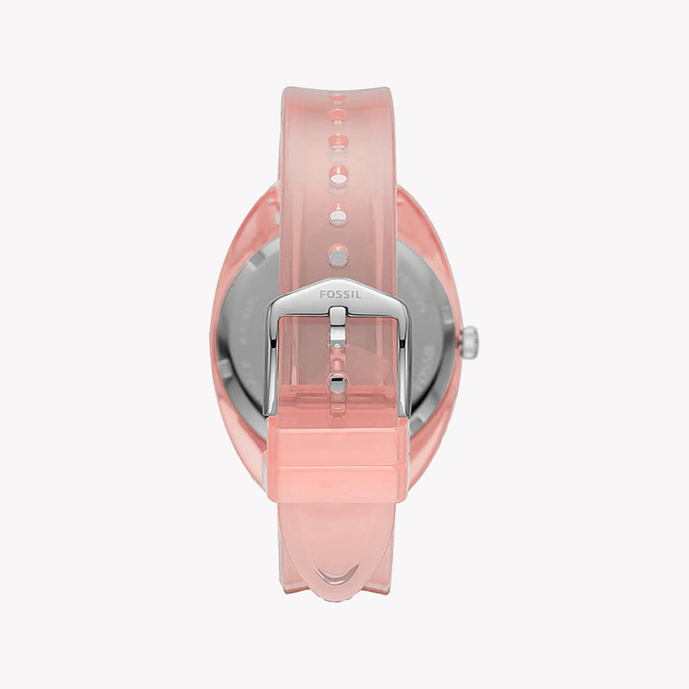 Fossil Women's Rose Gold Watch, Pink Dial | Jude by i-watch