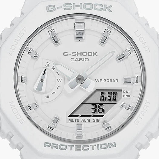 G-Shock Women's White Resin Watch, Sporty Style | Gma-S2100-7adr by i-watch