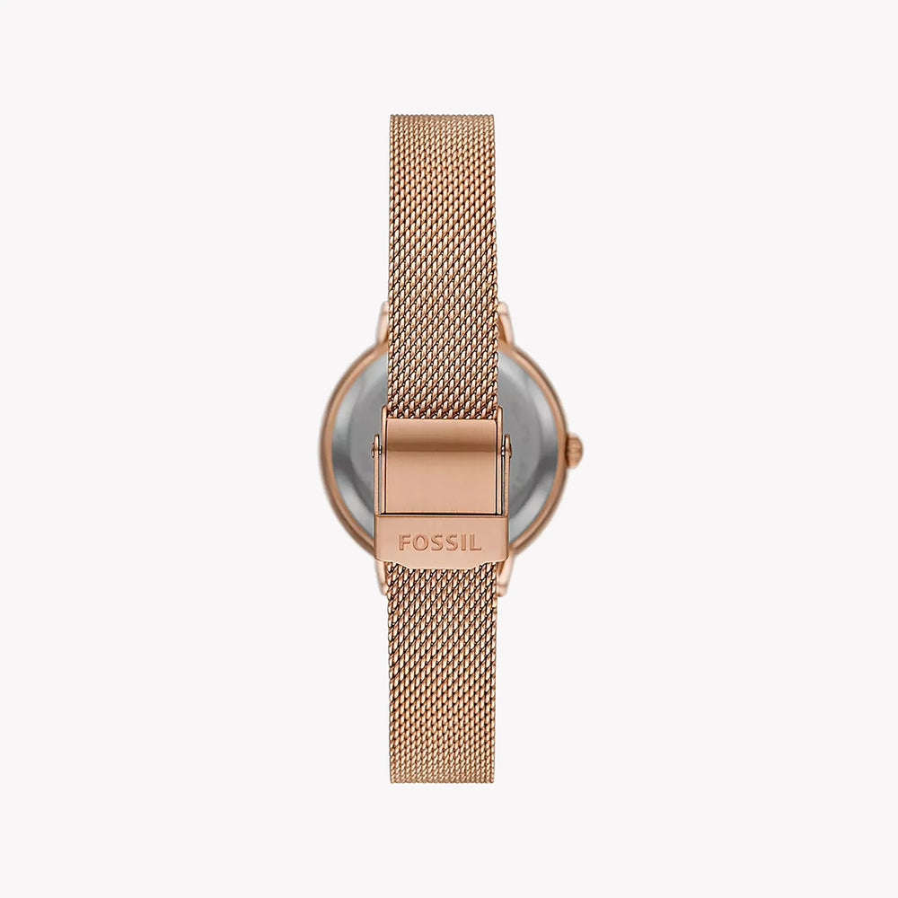 Fossil Women's Rose Gold Watch, White Dial | Es5111 by i-watch