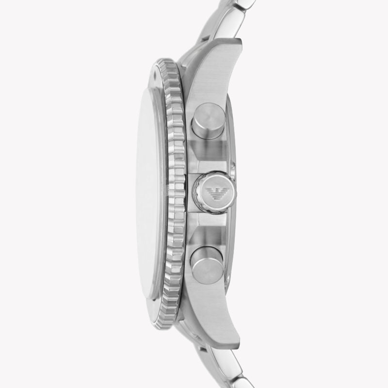 EMPORIO ARMANI AR11360 – MODERN TIMEKEEPING MASTERPIECE - MEN'S SILVER STAINLESS STEEL WATCH-i-Watch-2