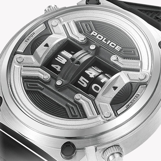 Police Men's Silver Stainless Steel, Multicolor Dial | Pewjp2228503 by i-watch