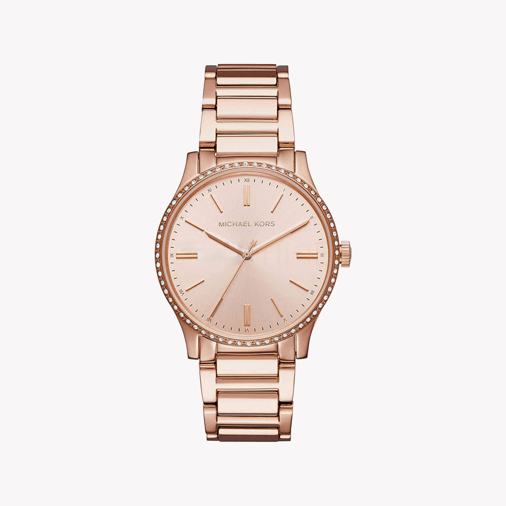 MICHAEL KORS MK3809 RADIANT ROSE GOLD - ELEGANT TIMEPIECE FOR WOMEN