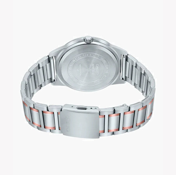 Casio Mtp-E318rg-2bvdf - Elegant Sporty Men's Watch With Blue Dial & Stainless Steel Band by i-watch