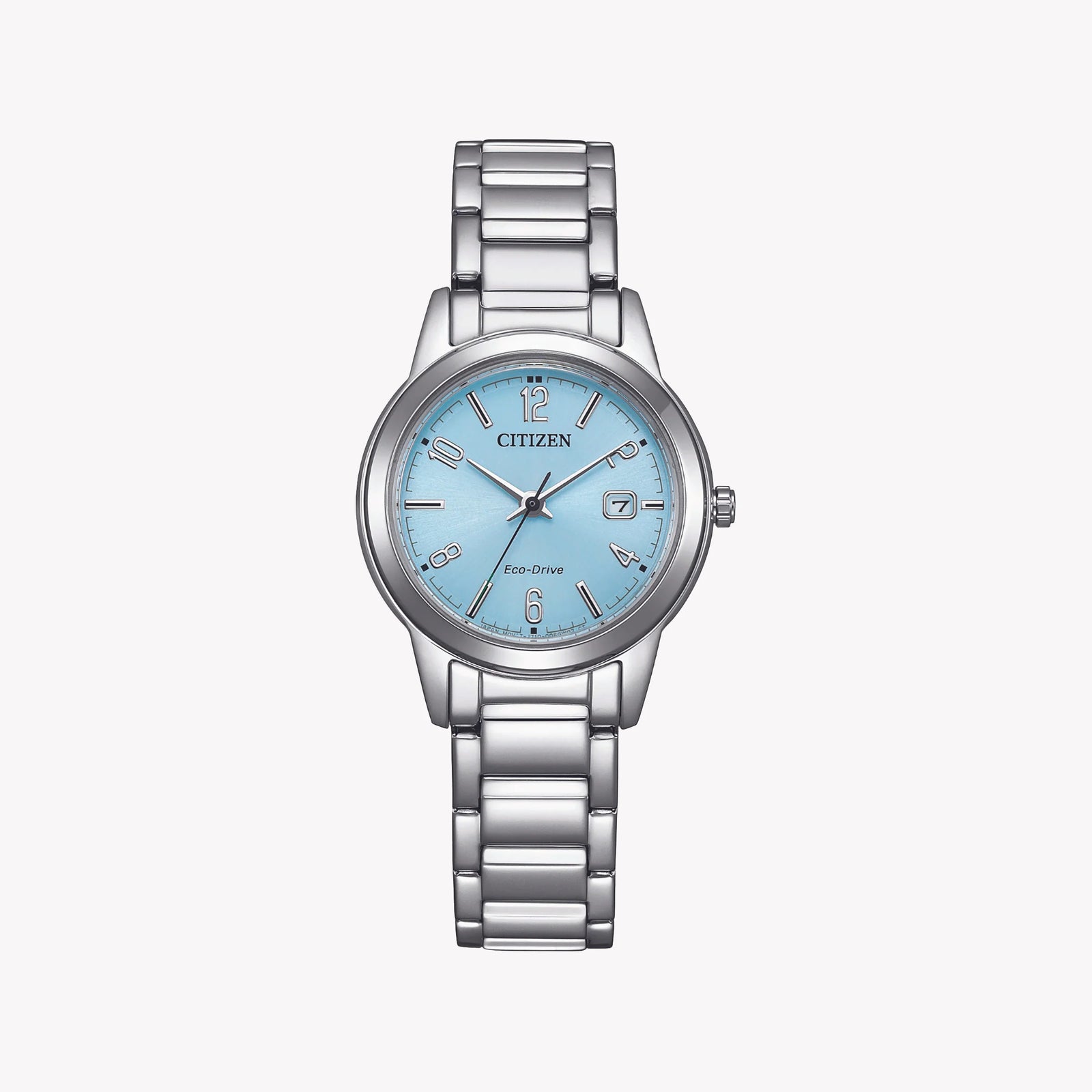 Citizen Women's Silver Watch, Light Blue Dial | Fe1241-71l by i-watch