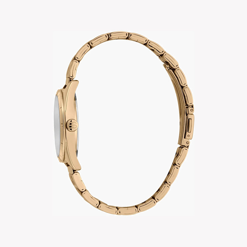 Esprit Women's Gold Stainless Steel Watch, Silver Dial | Es1l131m0015 by i-watch