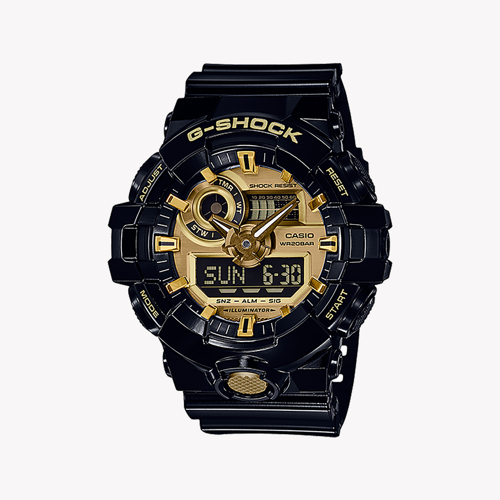 CASIO G-SHOCK GA-2100-1A1 BLACKOUT - MEN'S DURABLE DIGITAL WATCH