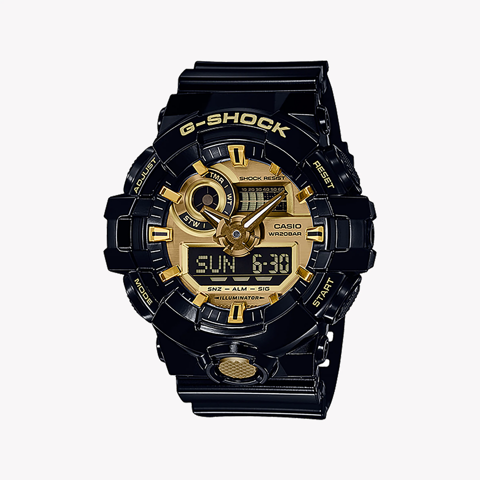 G-Shock Men's Black Digital Watch, Resin Band | Ga-2100-1a1 by i-watch