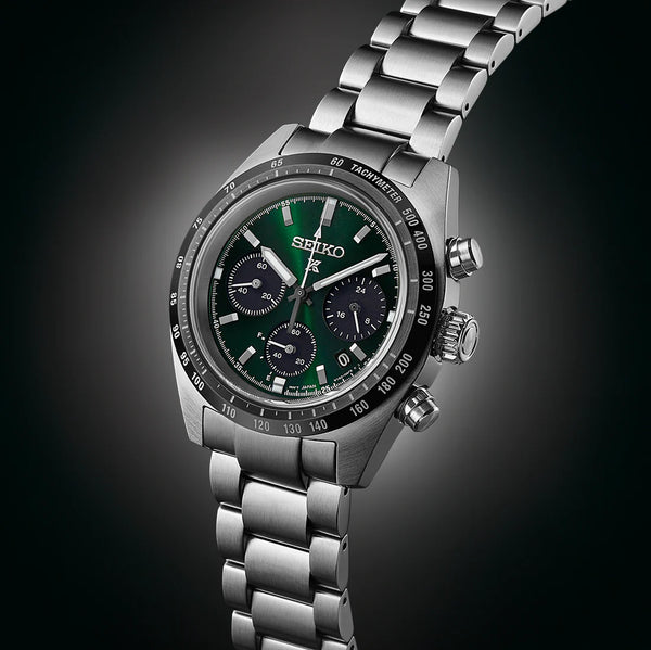 Seiko Prospex Men's Silver Stainless Steel, Green Dial | Ssc933p1 by i-watch