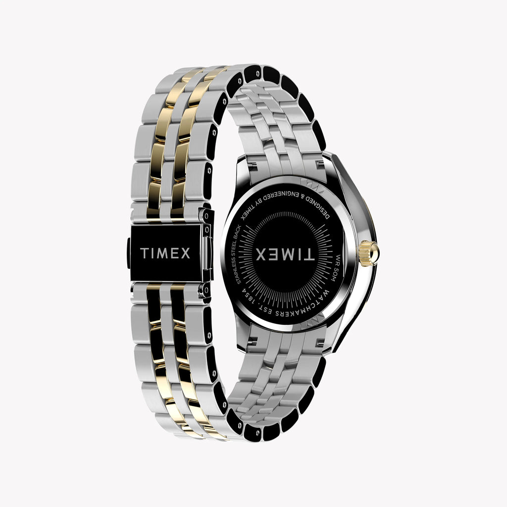TIMEX CUSHION TWO-TONE WATCH - SPARKLING ELEGANCE FOR THE MODERN WOMAN-i-Watch-2