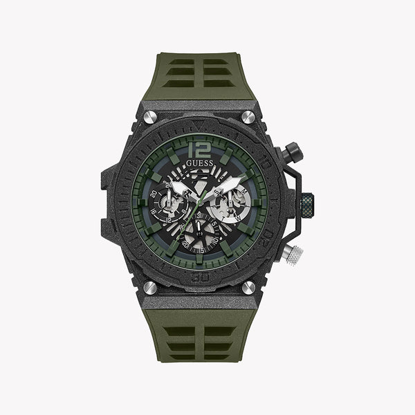 Guess Men's Silver Watch, Multicolor Dial | Gw0325g2 by i-watch