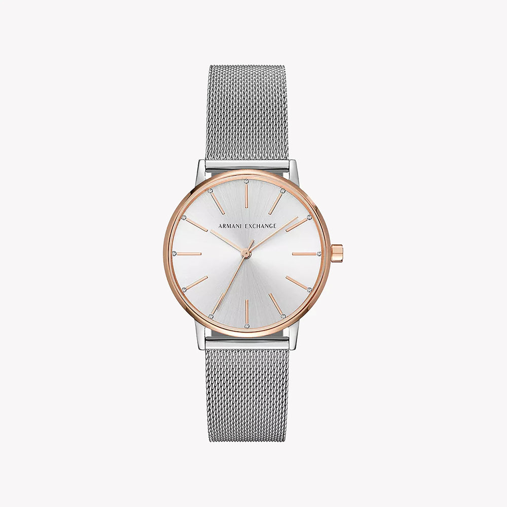 A|X Armani Exchange Women's Rose Gold & Silver Watch | Ax5537 by i-watch