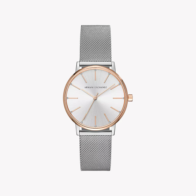 A|X Armani Exchange Women's Rose Gold & Silver Watch | Ax5537 by i-watch