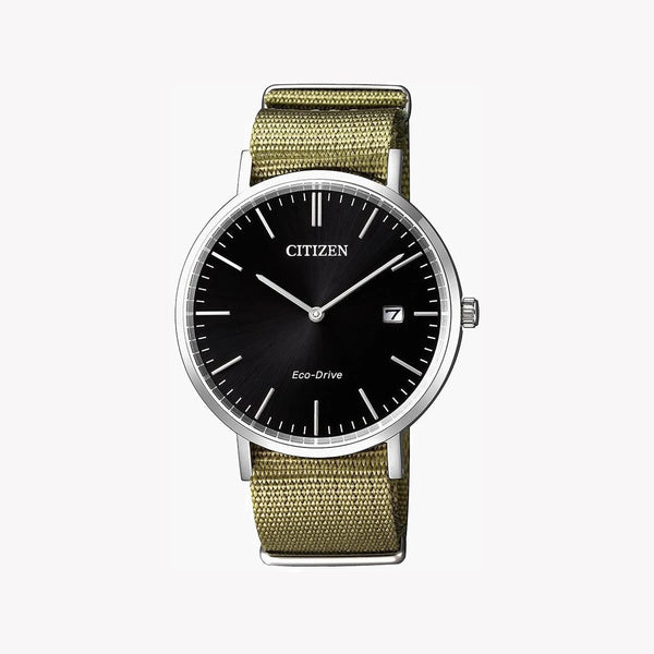 Citizen Au1080-38e Bold Adventure - Men's Eco-Drive Timepiece With Olive Nylon Band by i-watch