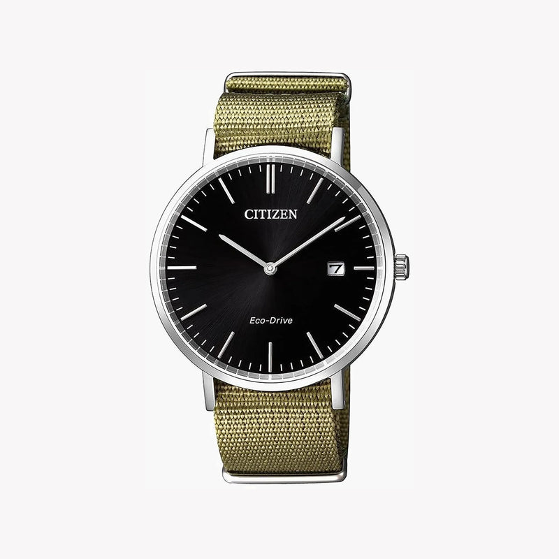 Citizen Au1080-38e Bold Adventure - Men's Eco-Drive Timepiece With Olive Nylon Band by i-watch
