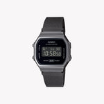 Casio A168WEMB-1B Montre unisexe noire vintage