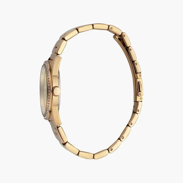 Esprit Women's Gold Stainless Steel Watch, Champagne Dial | Es1l069m0035 by i-watch