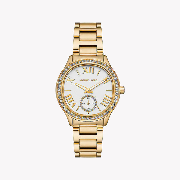 Michael Kors Women's Gold Watch, White Dial | Mk4805 by i-watch