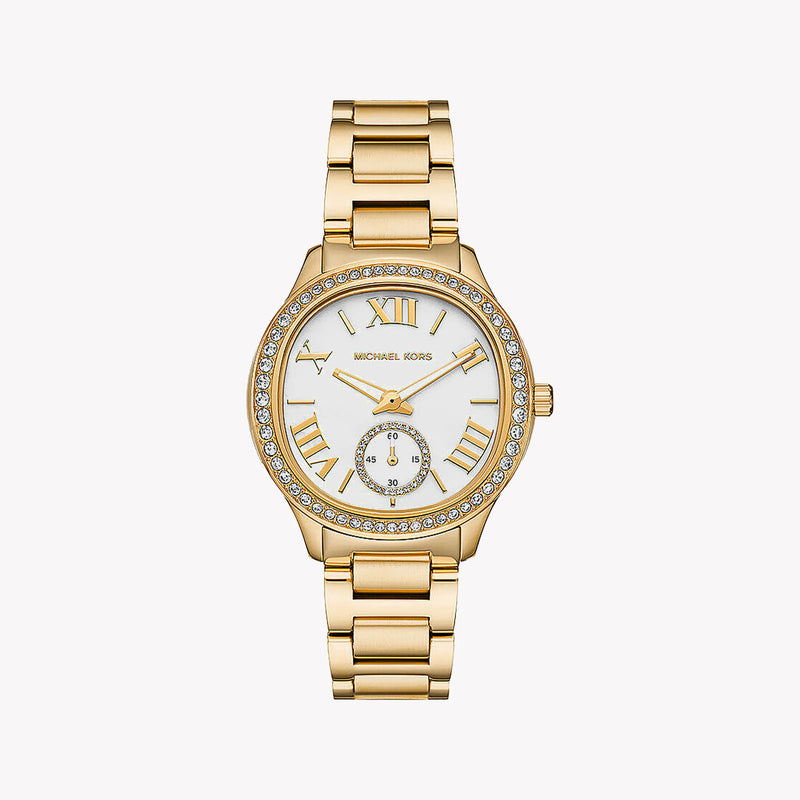 Michael Kors Women's Gold Watch, White Dial | Mk4805 by i-watch