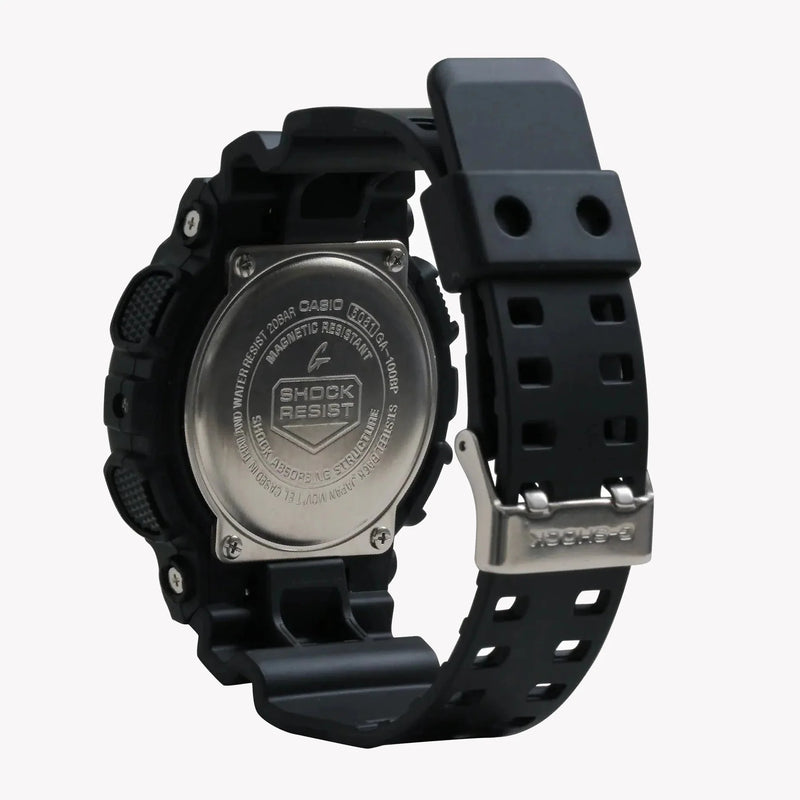 G-Shock Men's Black Resin Watch, Digital Dial | Ga-100bp-1adr by i-watch