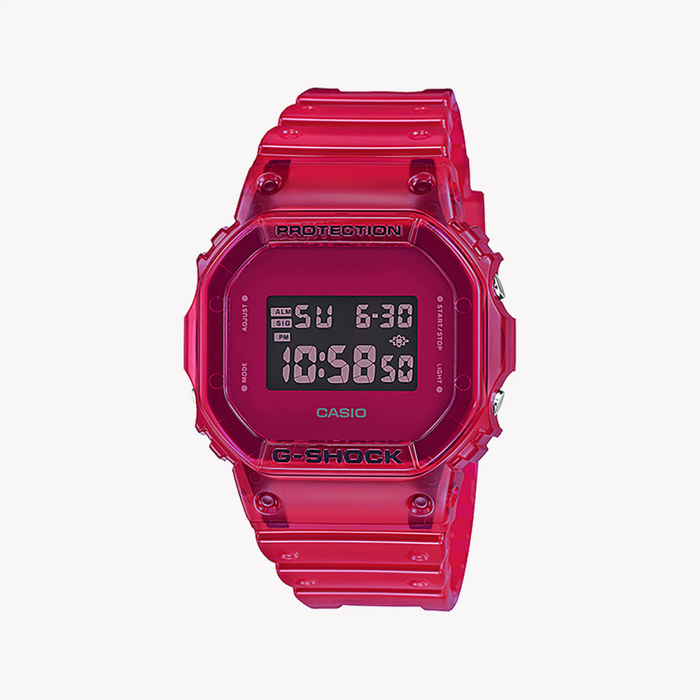 Casio G-Shock Dw-5600sb-4dr Bold Adventure - Vibrant Pink Resin Men's Watch by i-watch