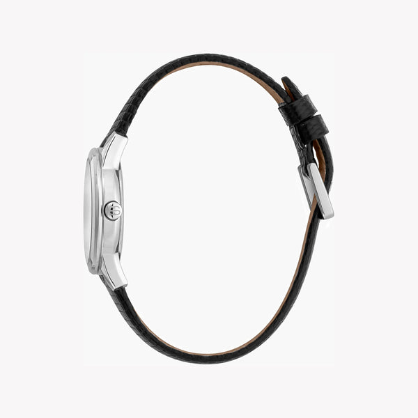 ESPRIT Women's Watch with Silver Stainless Steel Case and Black Leather Band-i-Watch-2