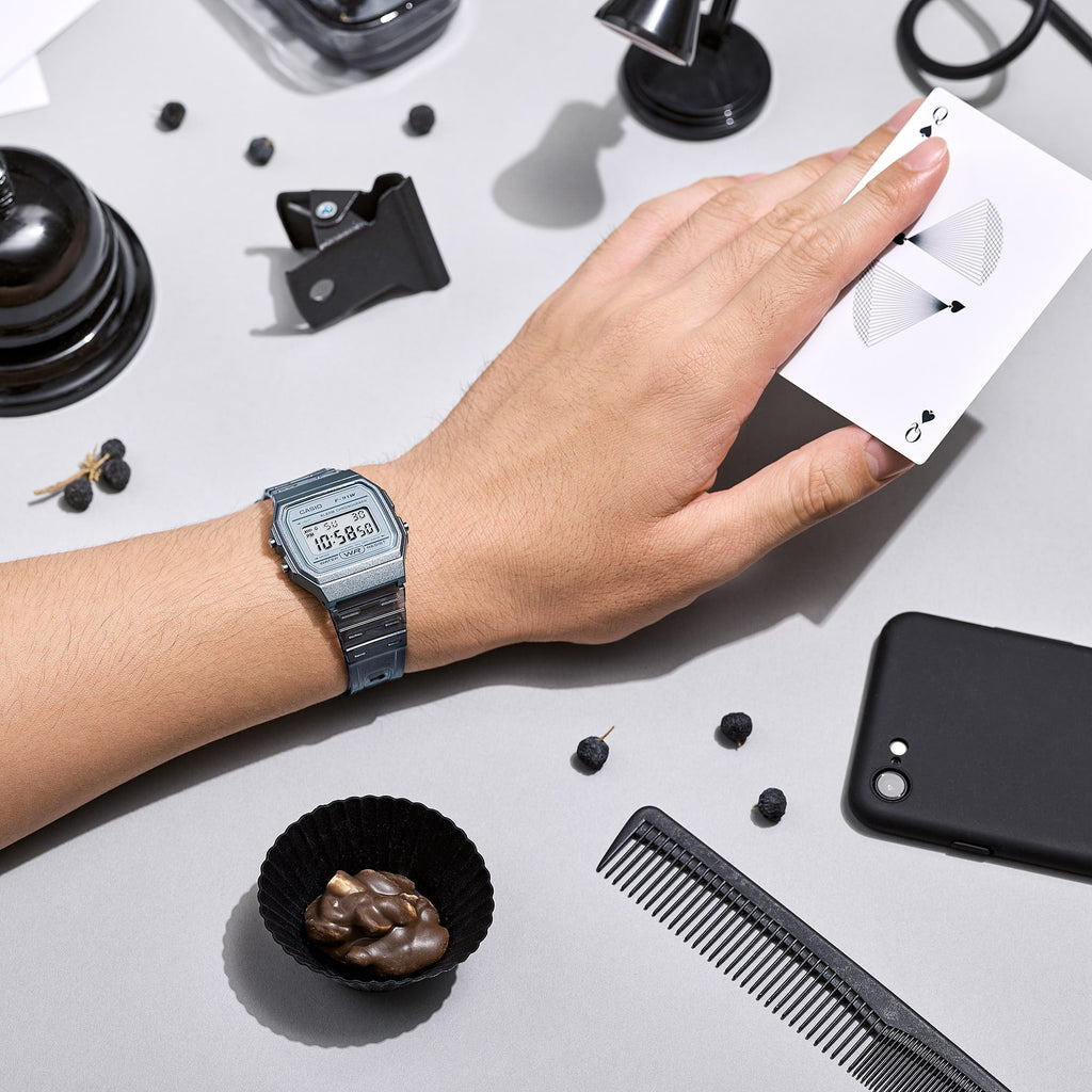 CASIO F-91WS-8DF SPORTY EDGE - ADVENTURE-READY WOMEN'S DIGITAL WATCH IN SILVER-i-Watch-4