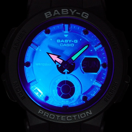 CASIO BABY-G BGA-250-1ADR SPORTY ELEGANCE - BLACK RESIN TIMEPIECE FOR ADVENTUROUS WOMEN