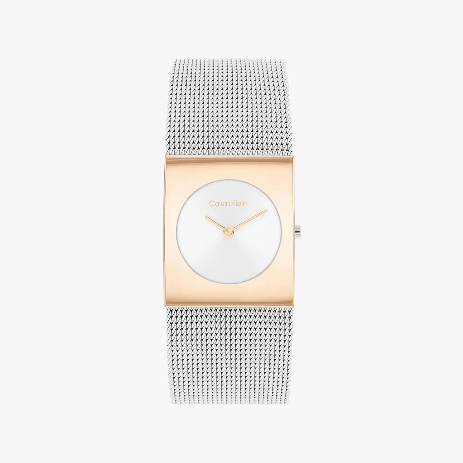 Ck Calvin Klein Women's Silver & Gold Watch, Silver Dial | K2g241c6 by i-watch