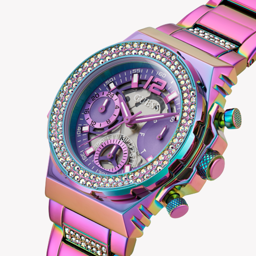 GUESS GW0552L4 VIBRANT CHARM - DYNAMIC MULTICOLOR STAINLESS STEEL WOMEN'S WATCH-i-Watch-5