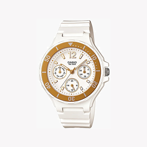 Casio Lrw-250h-9a1vdf Timeless Elegance - Versatile Women’S Watch With White Resin Band & Dial by i-watch