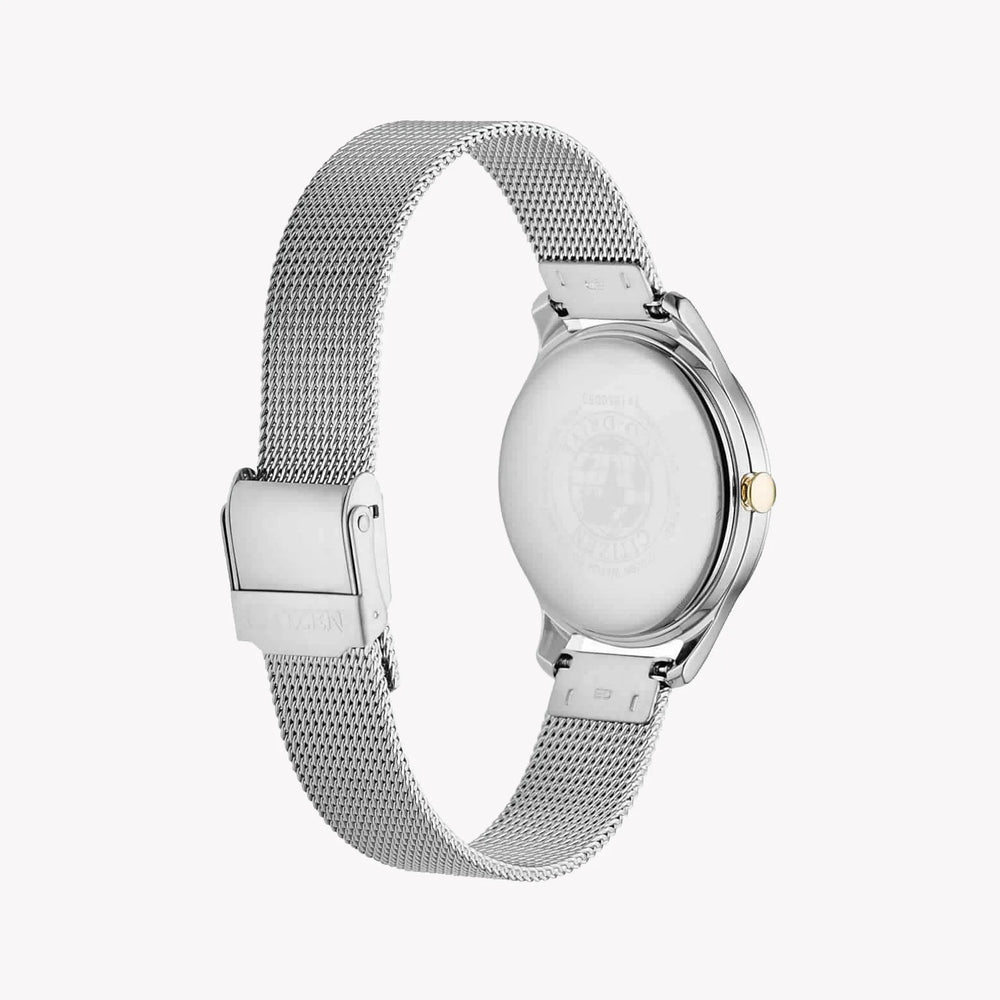 Citizen Women's Silver Watch, White Dial | Em0504-81a by i-watch