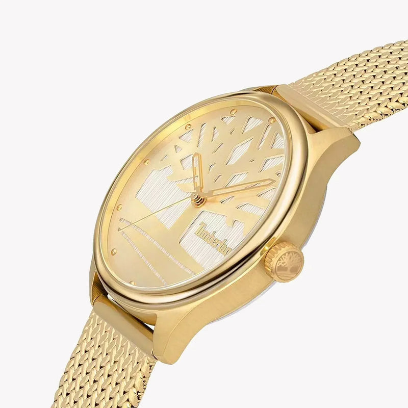 Timberland Men's Gold Stainless Steel Watch, Gold Dial | Tdwlg2200302 by i-watch
