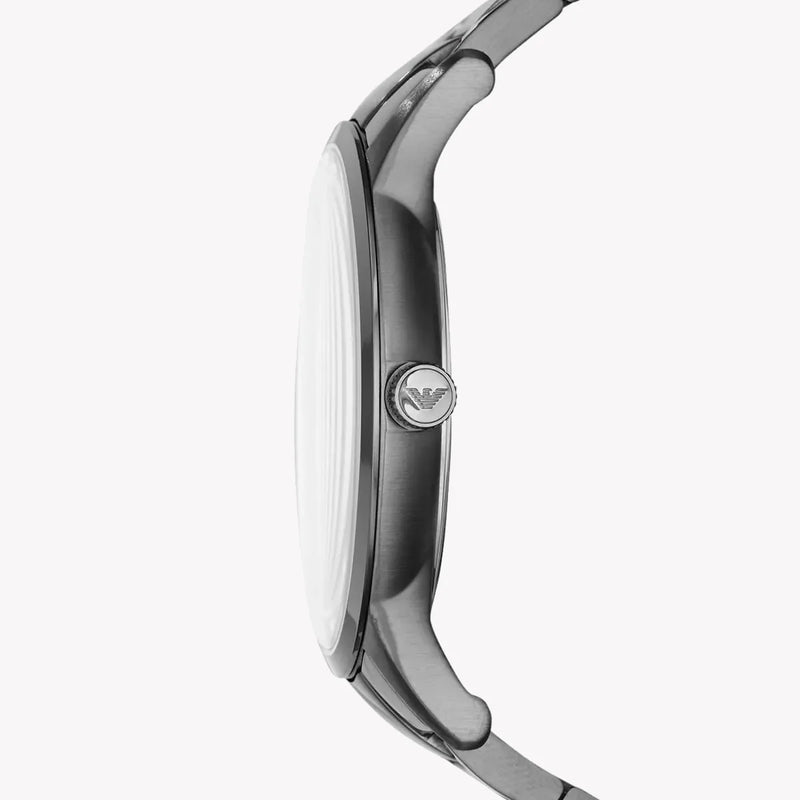 Emporio Armani Men's Silver Watch, Beige Dial | Ar11120 by i-watch