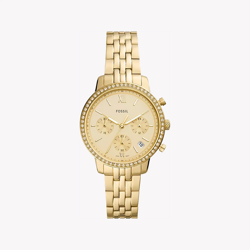 Fossil Women's Gold Watch, Stainless Steel Ip Gold | Es5219 by i-watch