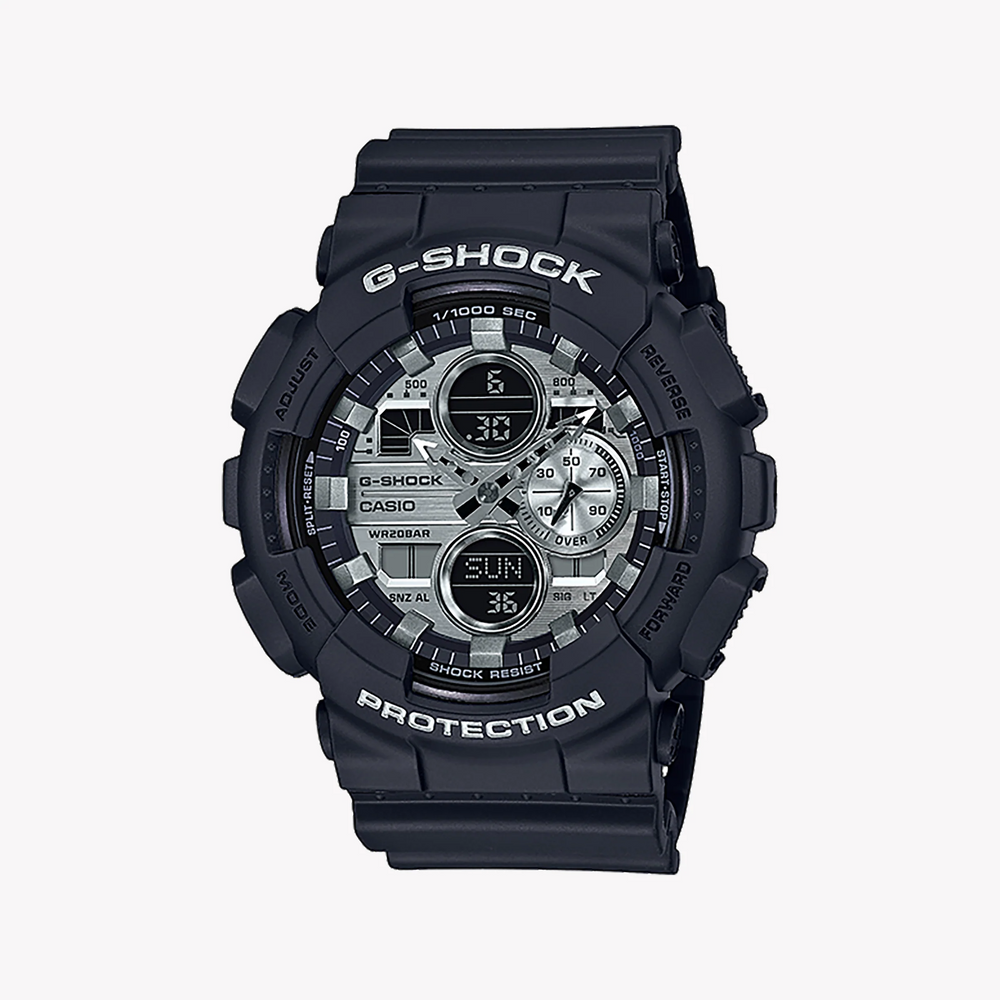 Casio G-Shock Ga-140gm-1a1dr - Bold Adventurer Men's Watch In Matte Black Resin by i-watch