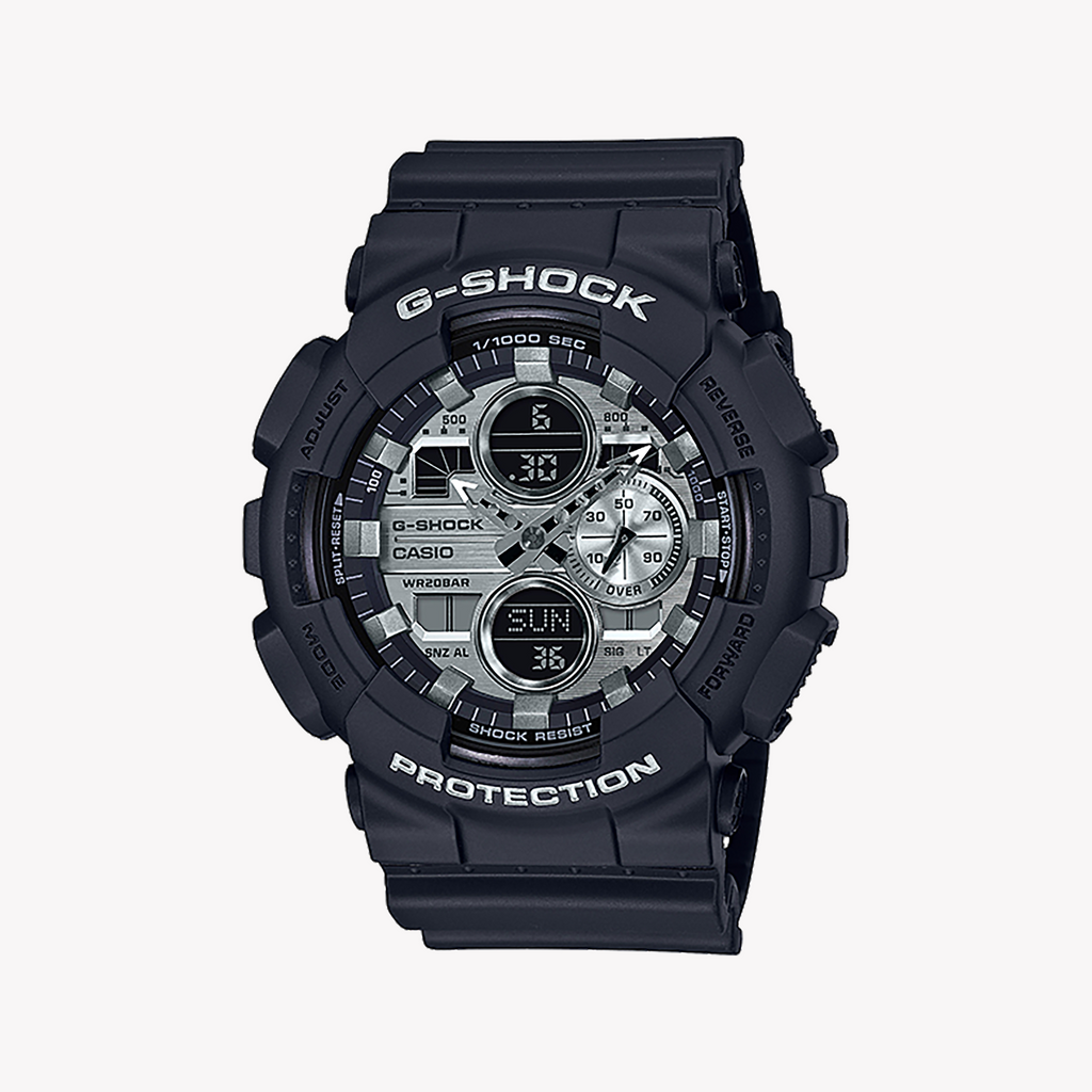 CASIO G-SHOCK GA-140GM-1A1DR - BOLD ADVENTURER MEN'S WATCH IN MATTE BLACK RESIN