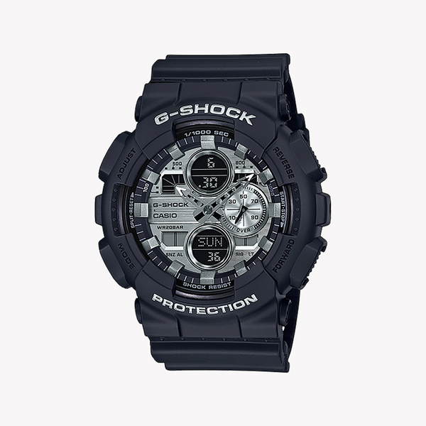 Casio G-Shock Ga-140gm-1a1dr - Bold Adventurer Men's Watch In Matte Black Resin by i-watch