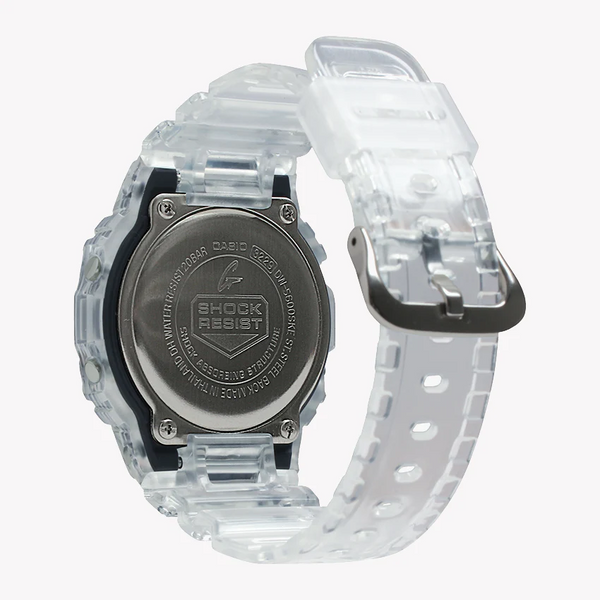 G-Shock Men's Silver Resin Watch, White Band | Dw-5600ske-7dr by i-watch