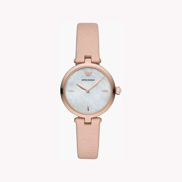Emporio Armani Women's Rose Gold Watch, Pink Leather | Ar11199 by i-watch