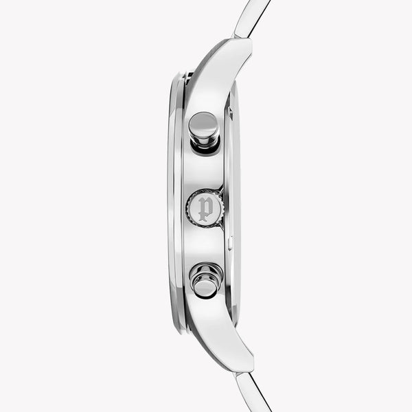 Police Men's Silver Watch, Blue Dial | P14383js03m by i-watch