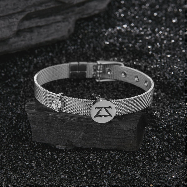 Zink Women's Silver Stainless Steel Bracelet | Zfbr001s3