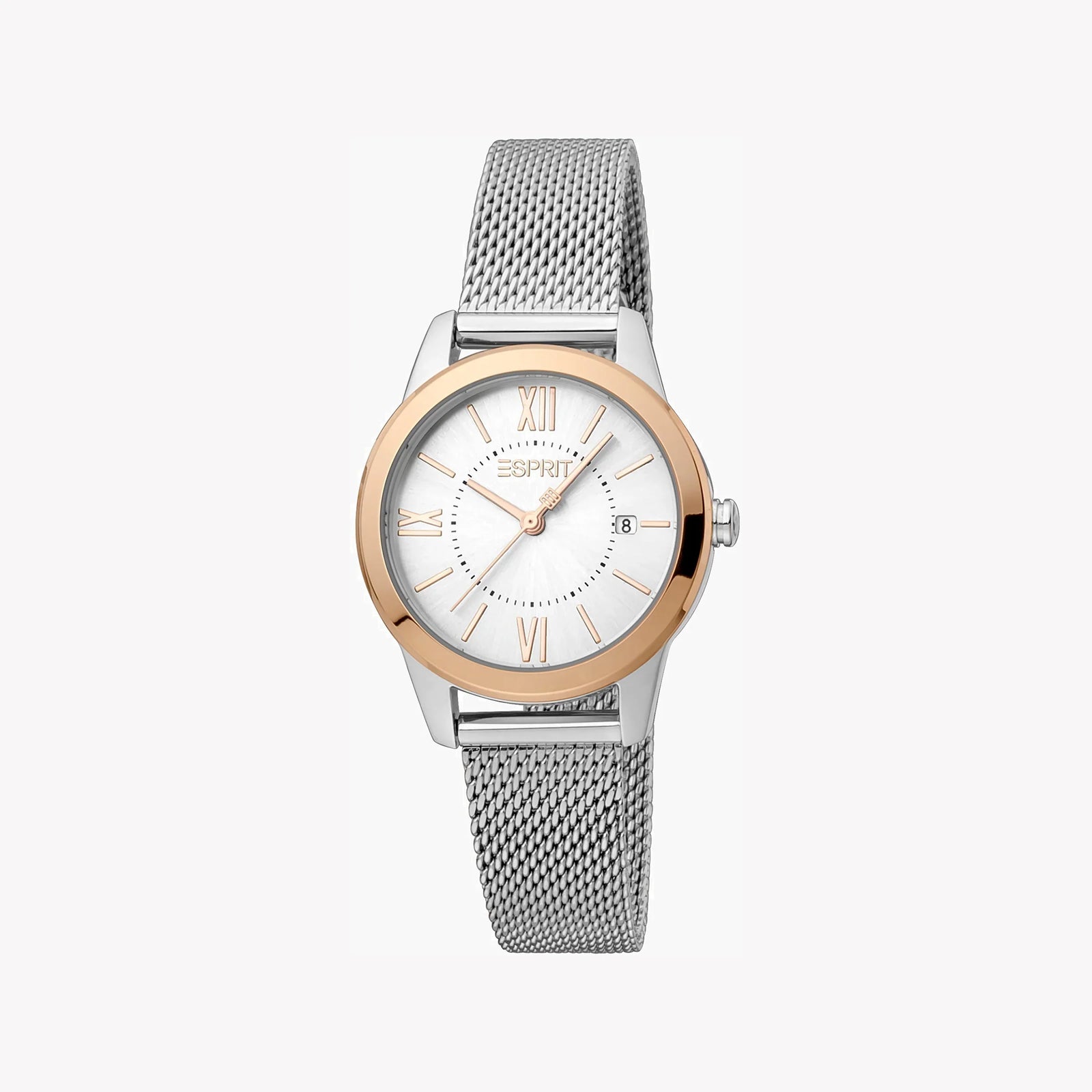 Esprit Women's Silver Stainless Steel Watch, Silver Dial | Es1l116m0045 by i-watch