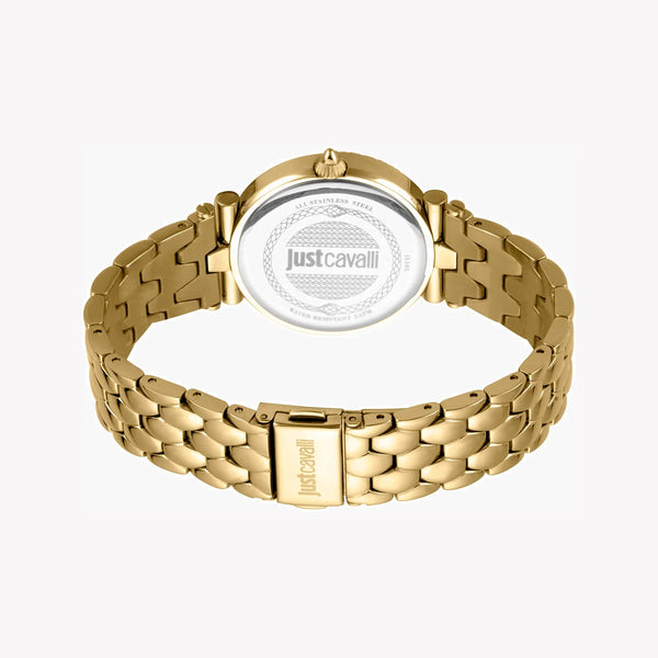 Just Cavalli Women's Gold Watch, Champagne Dial | Jc1l105m0075